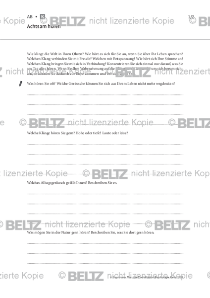 Positive Psychologie: Achtsam hören