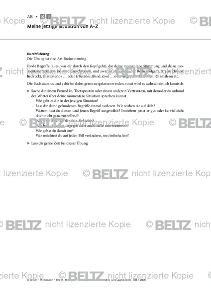 Depression: Meine jetzige Situation von A–Z