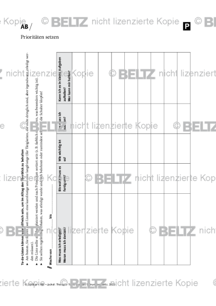 Bipolare Störungen: Prioritäten setzen