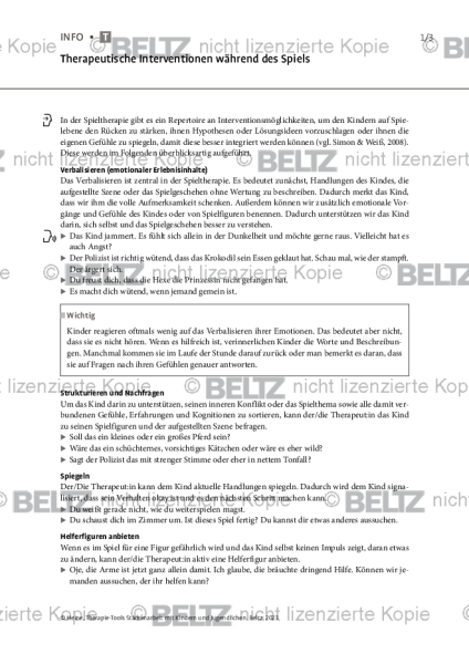 Stärkenarbeit mit Kindern und Jugendlichen: Therapeutische Interventionen während des Spiels