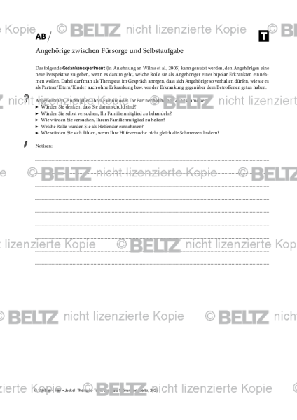 Bipolare Störungen: Angehörige zwischen Fürsorge und Selbstaufgabe